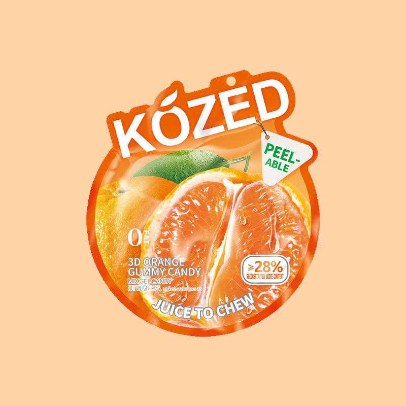 Kozed Orange Gummy 75g (China) – Exotic Snaxx