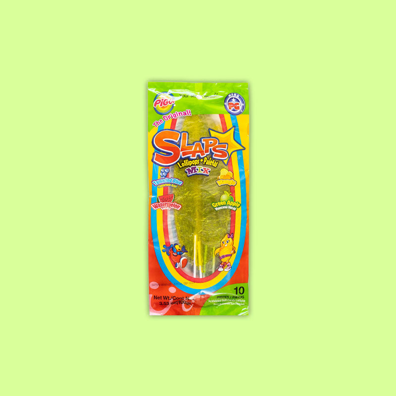 Pigui Slaps Lollipops Mix 100g (Mexico)