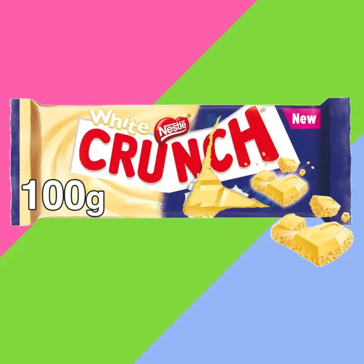 Crunch White Chocolate Bar 100g (UK)