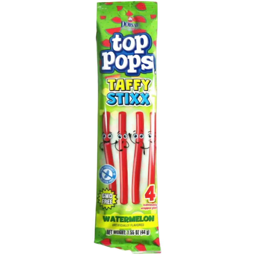 Top Pops Taffy Stixx Watermelon 1.55oz (Canada)