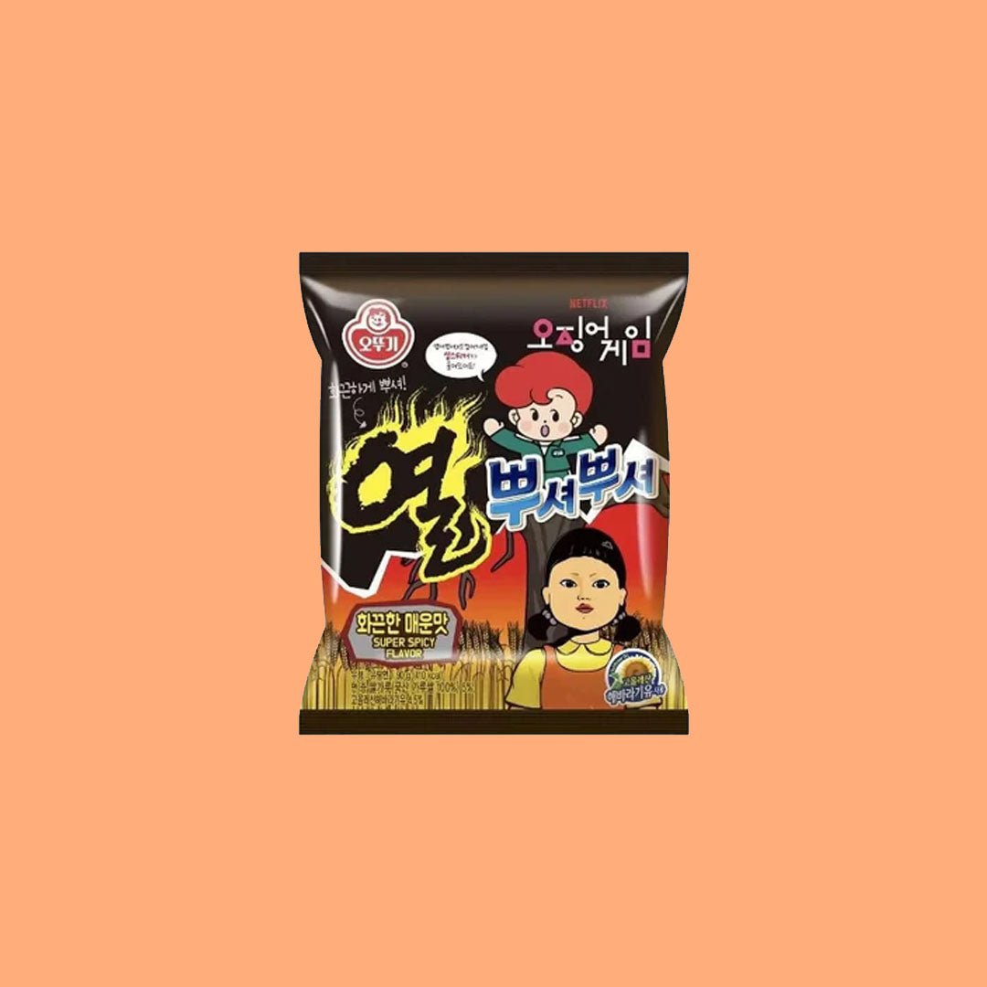 Squid Game Ppushu Ppushu Spicy 90g (Korea)