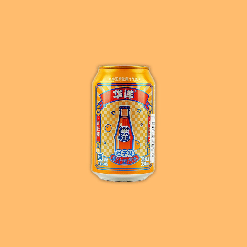 Huayang Sea Salt Soda Orange 11.16oz (China)