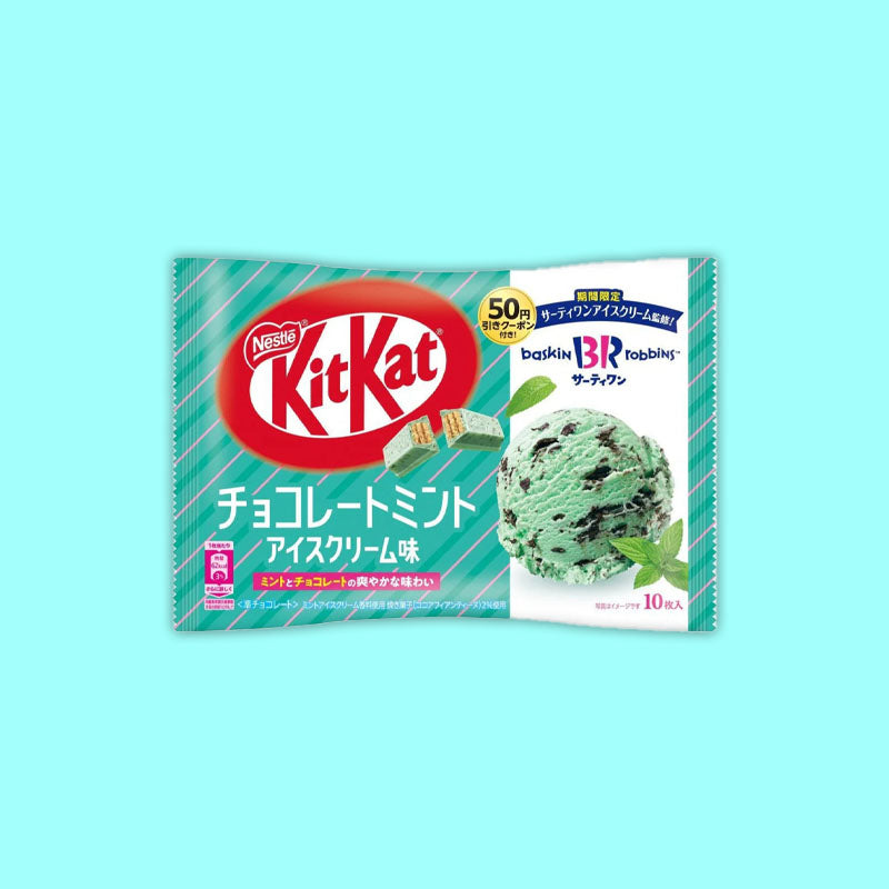 Kit Kat Mini Baskin Robbins Mint Ice Cream 4.1oz (Japan)