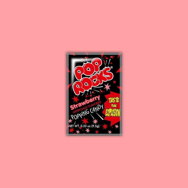 Pop Rocks Strawberry .33oz (USA) – Exotic Snaxx