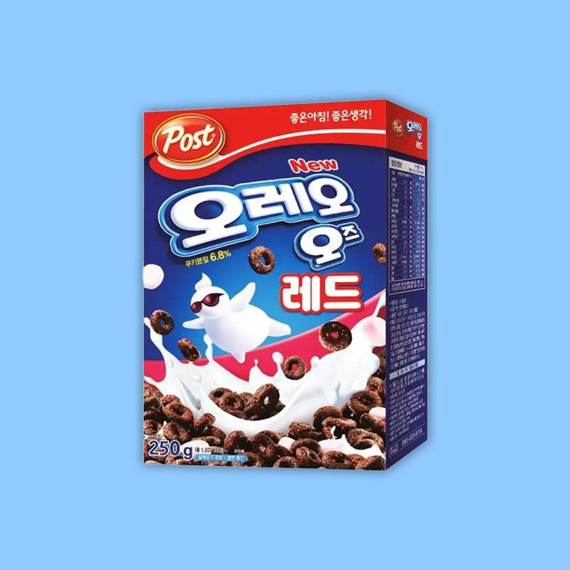 Post Oreo O's Red Cereal 250g (Korea) - Exotic Snaxx