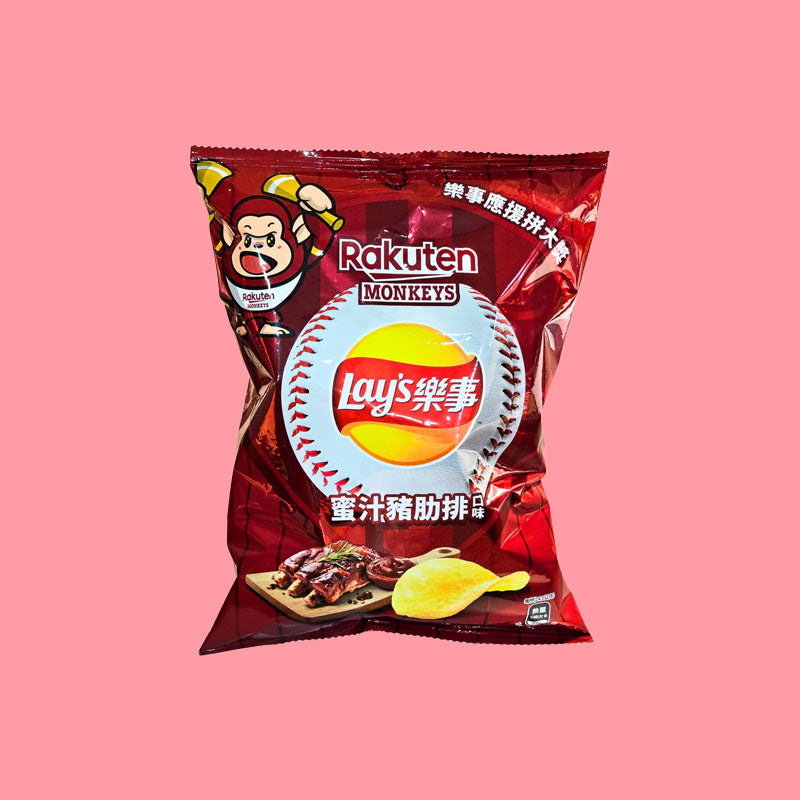 Lay's Baseball Rakuten Monkeys BBQ Pork Ribs 49g (Taiwan)