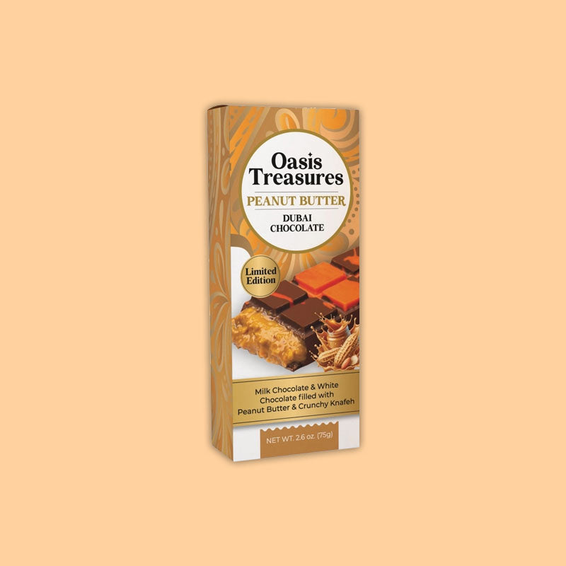 Oasis Treasures Dubai Chocolate Peanut Butter 75g (USA)