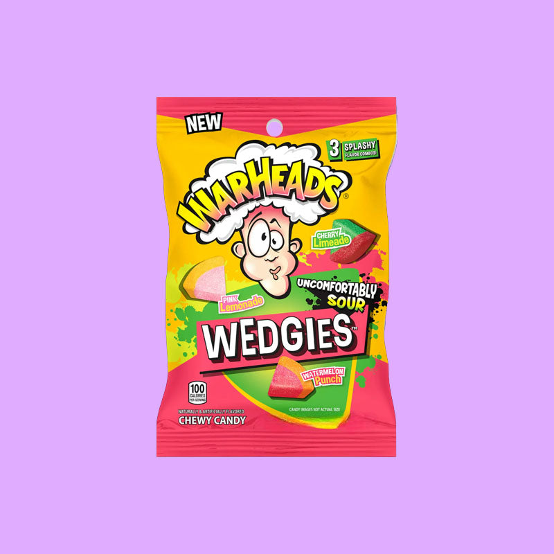 Warheads Wedgies Chewy Candy 4.5 oz (Canada)