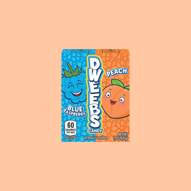 Dweebs Candy Blue Raspberry & Peach 1.6oz (Pakistan)