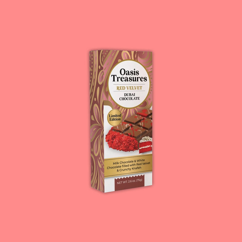 Oasis Treasures Dubai Chocolate Red Velvet 75g (USA)