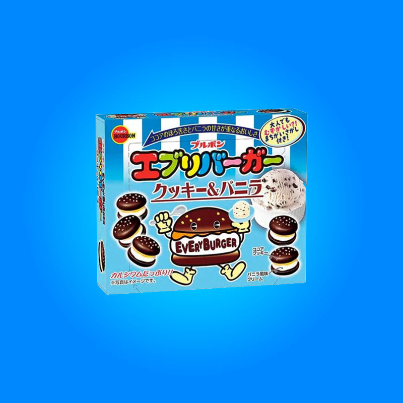 Bourbon Everyburger Vanilla Ice Cream Cookies (Japan)