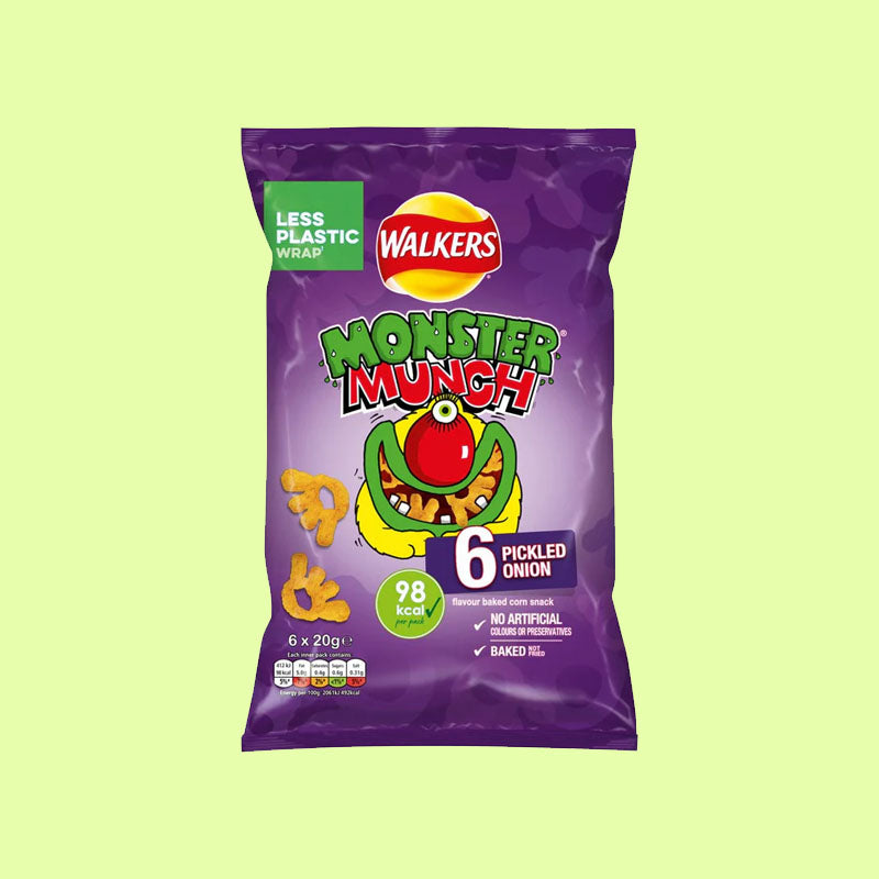 Walker Monster Munch Pickled Onion 150g (UK)