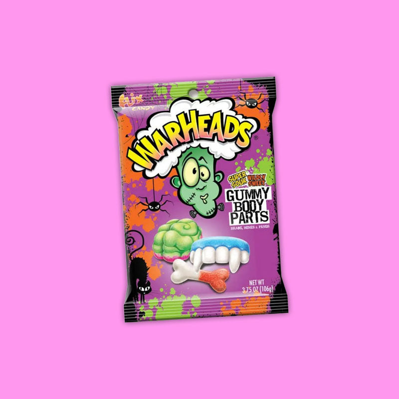 Warheads Gummy Body Parts 3.75oz (USA)