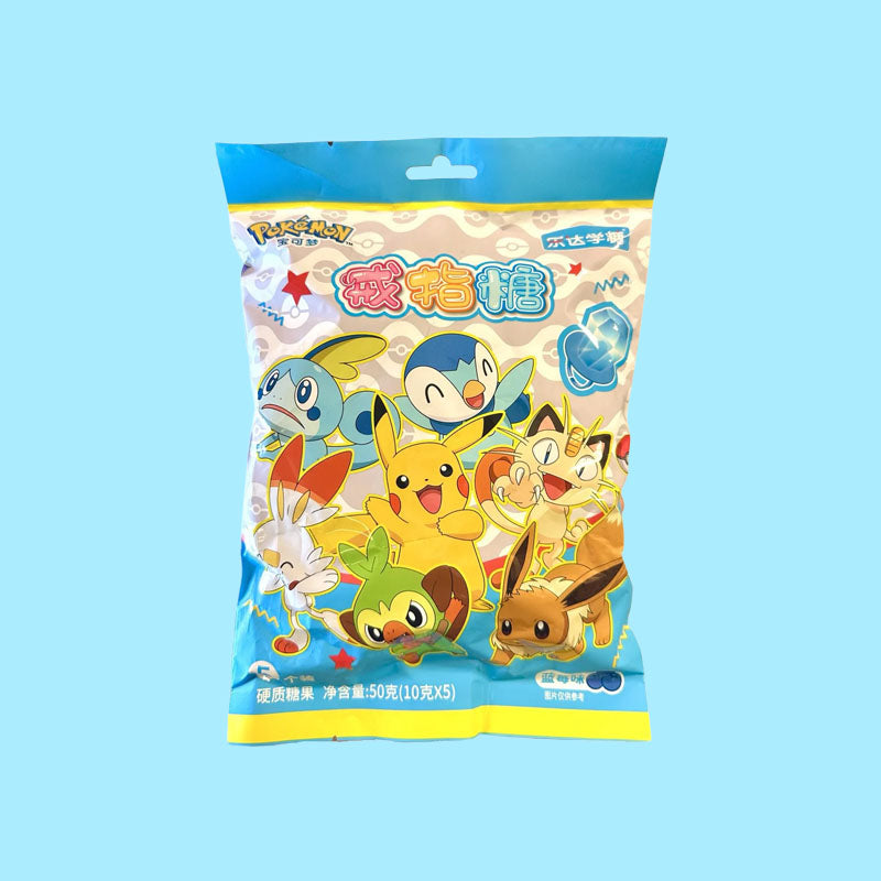 Leda Pokemon Candy Rings Blueberry 50g (China)