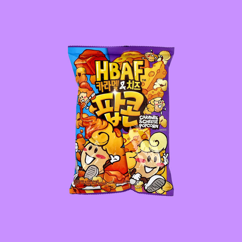 HBAF Caramel & Cheese Popcorn 80g (Korea)