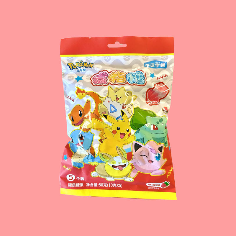 Leda Pokemon Candy Rings Strawberry 50g (China)