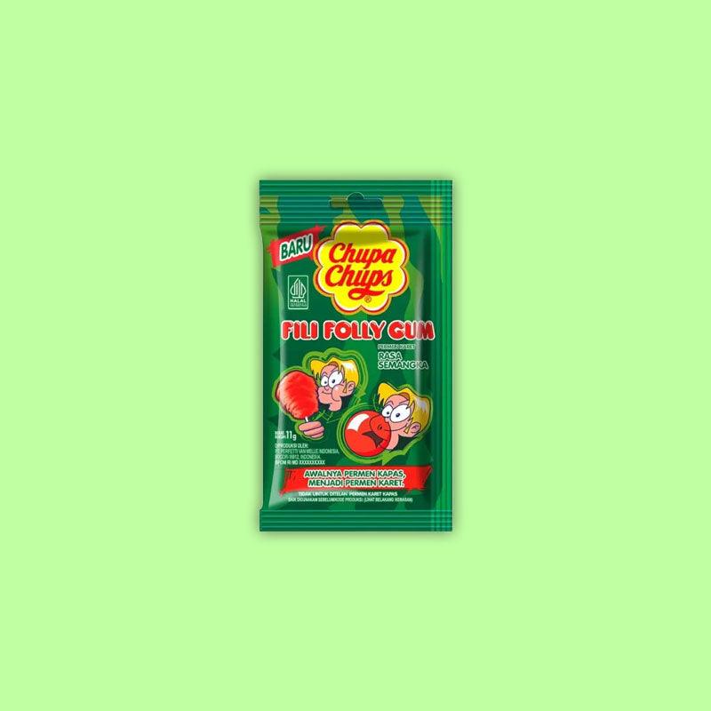 Chupa Chups Fili Folly Gum Watermelon 11g (Indonesia)