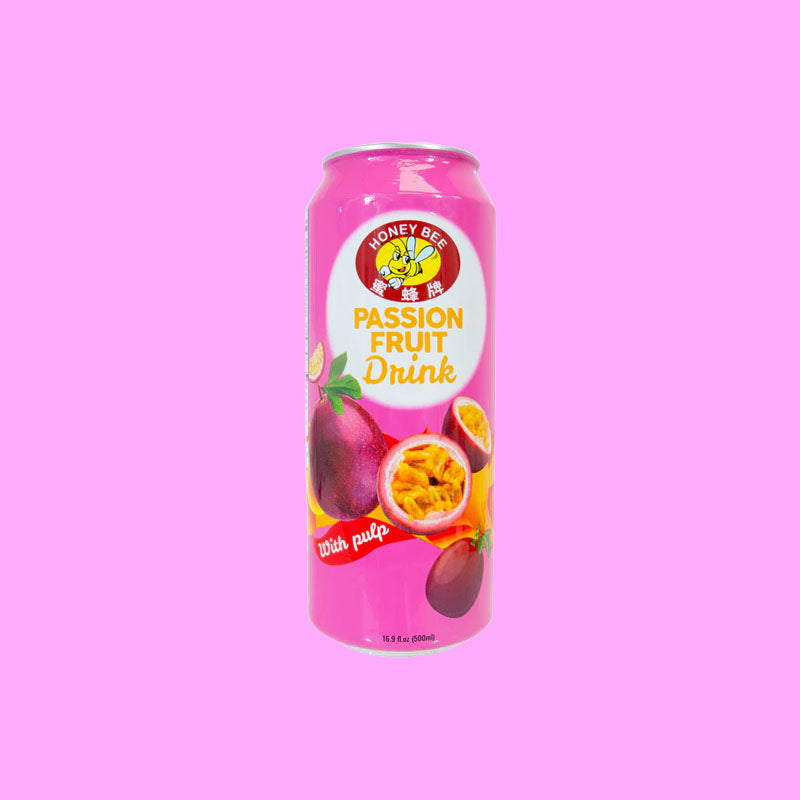 Honey Bee Passion Fruit Drink w/ Pulp 500ml (Vietnam)