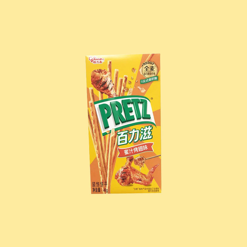 Glico Pretz Honey Glazed BBQ Chicken 41g (China)