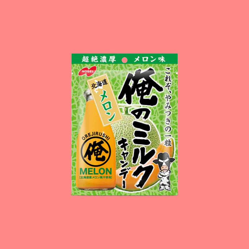Nobel Hokkaido Milk Candy Melon Flavor 80g (Japan)