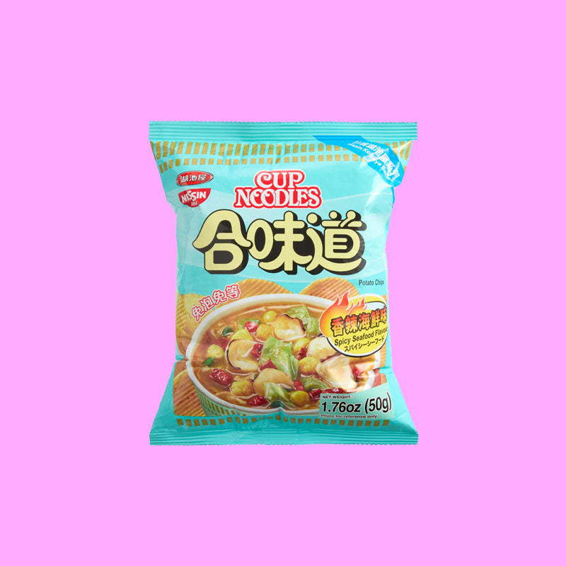 Nissin Cup Noodles Chips Spicy Seafood 50g (Japan)