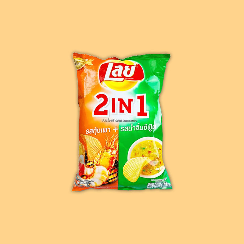 Lay's 2 in 1 Shrimp and Seafood Sauce 1.7oz (Thailand)