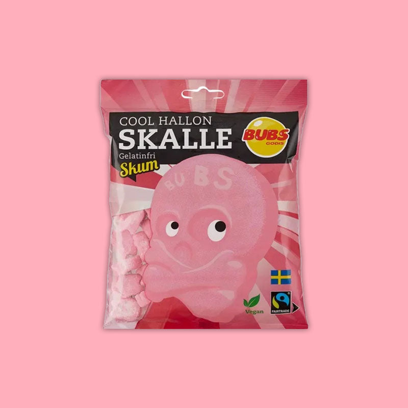 Bubs Cool Raspberry Skull Foam 90g (Sweden)