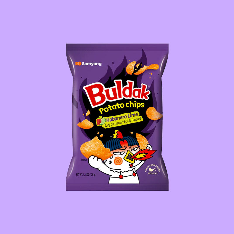 Buldak Chips Habanero Lime 120g (Korea)