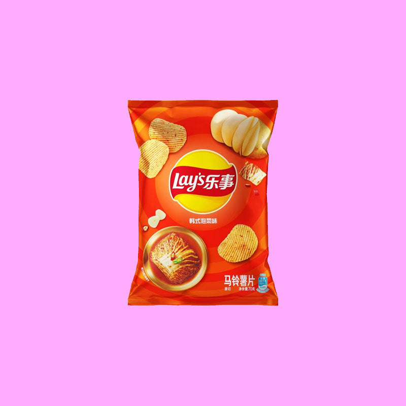Lay's Deluxe Korean Kimchi 70g (China)