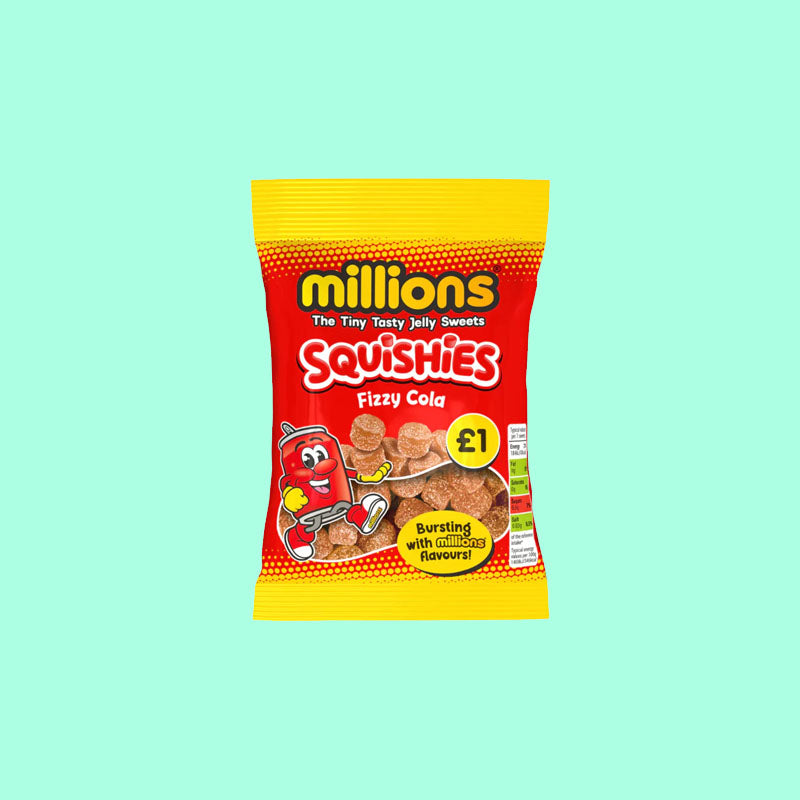 Millions Squishies Cola Bag 100g (UK)