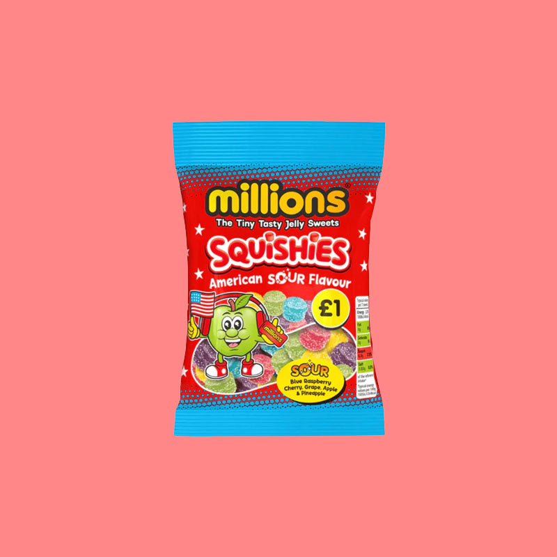 Millions Squishies American Sour 100g (UK)