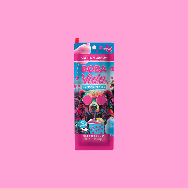 Bobavida Popping Boba Super Cotton Candy 84g (United States)