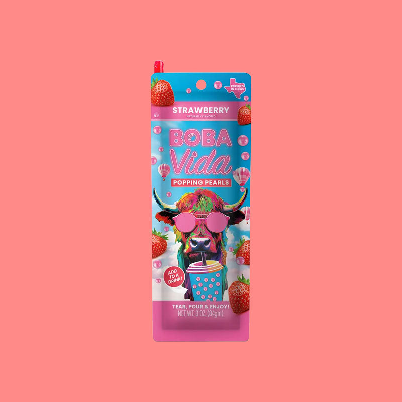 Bobavida Popping Boba Summer Strawberry 84g (United States)