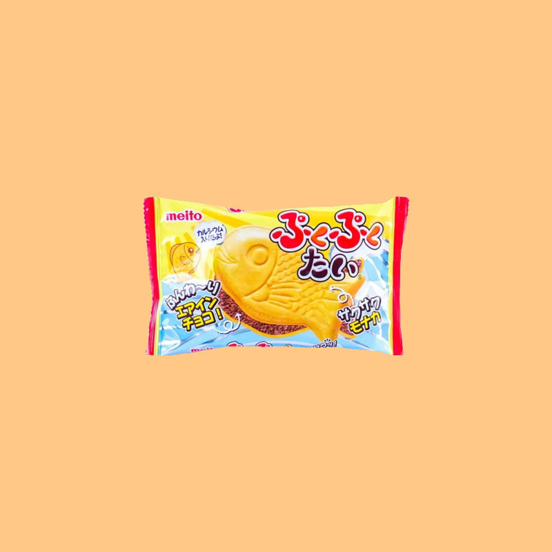 Meito Puko Puku Taiyaki Fish Aerated Chocolate 1oz (Japan)