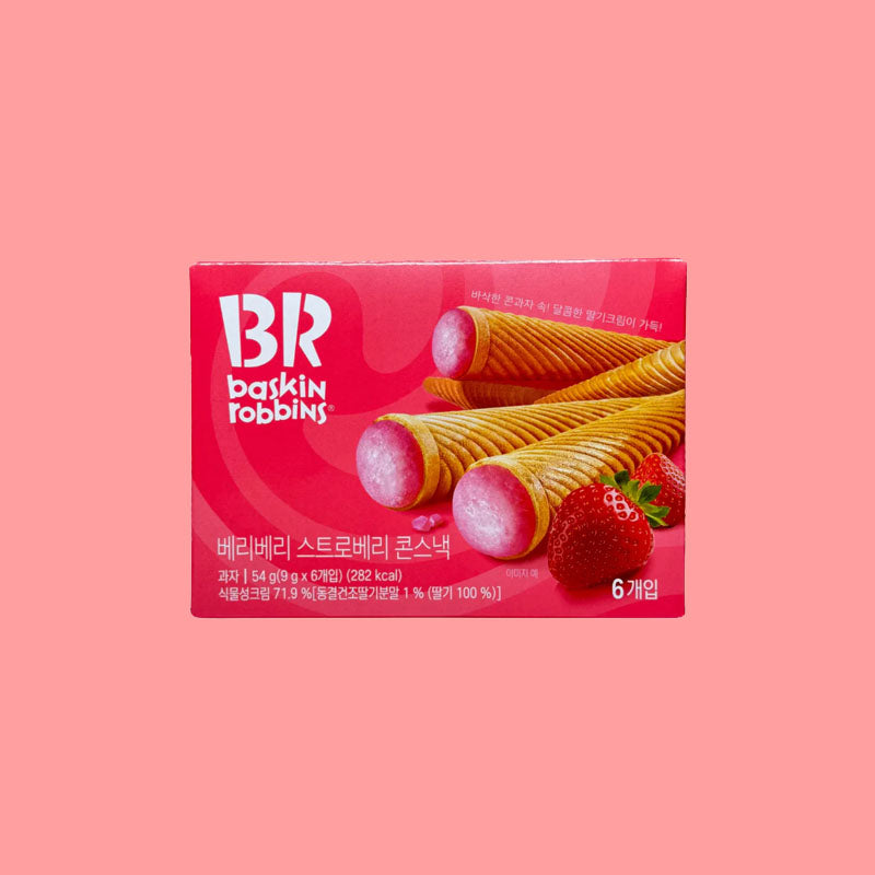 Baskin Robbins Berry Strawberry Cones 54g (Korea)