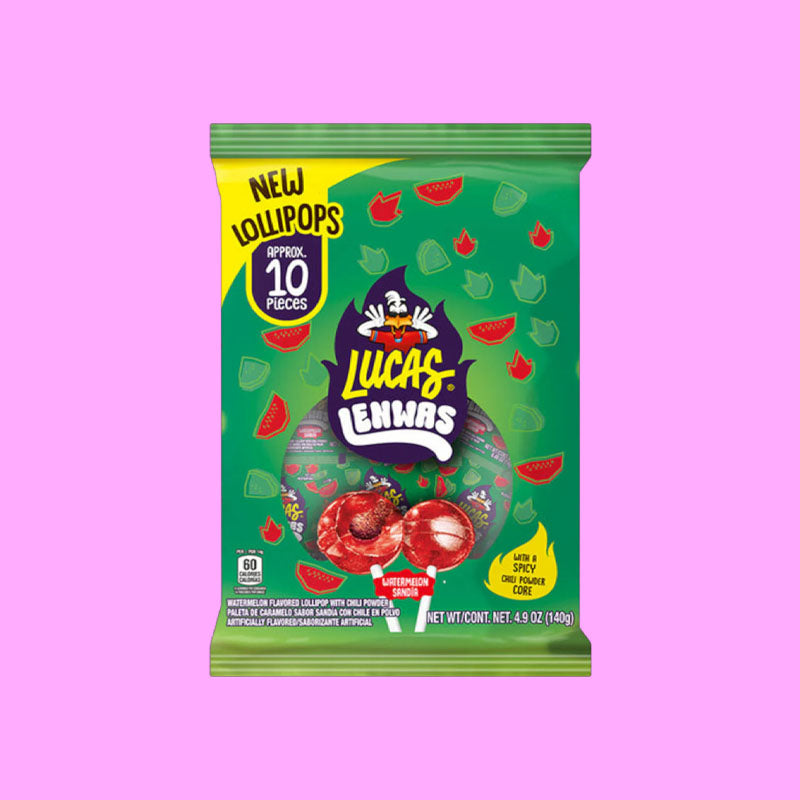Lucas Lenwas Lollipops Sandia 5oz (Mexico)