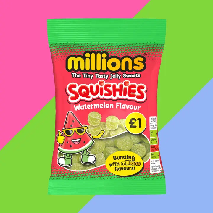 Millions Squishies Watermleon 100g (UK)