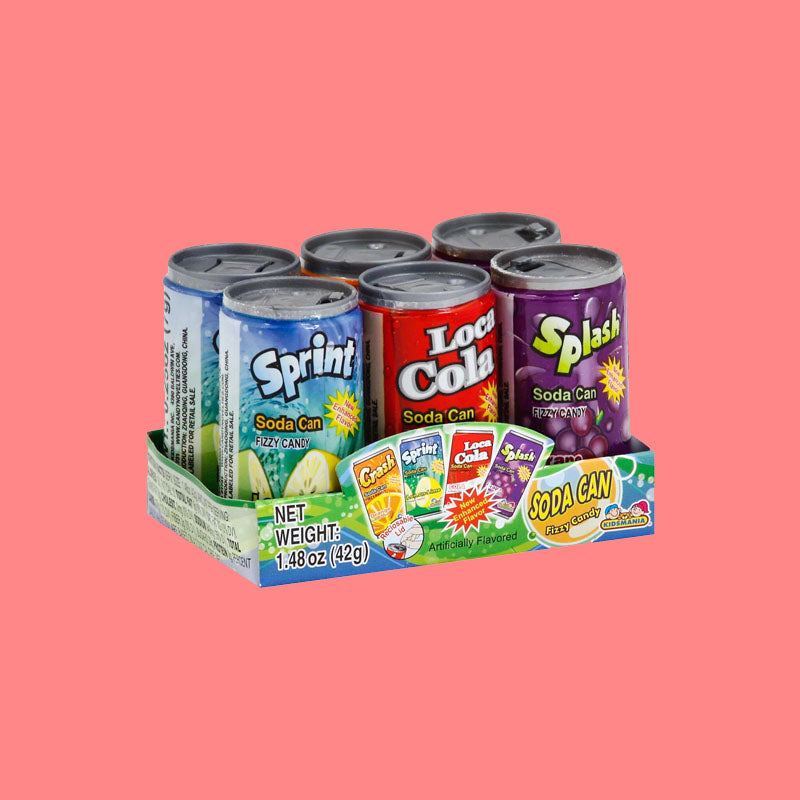 Kidsmania Fizzing Soda Cans 3oz (China)