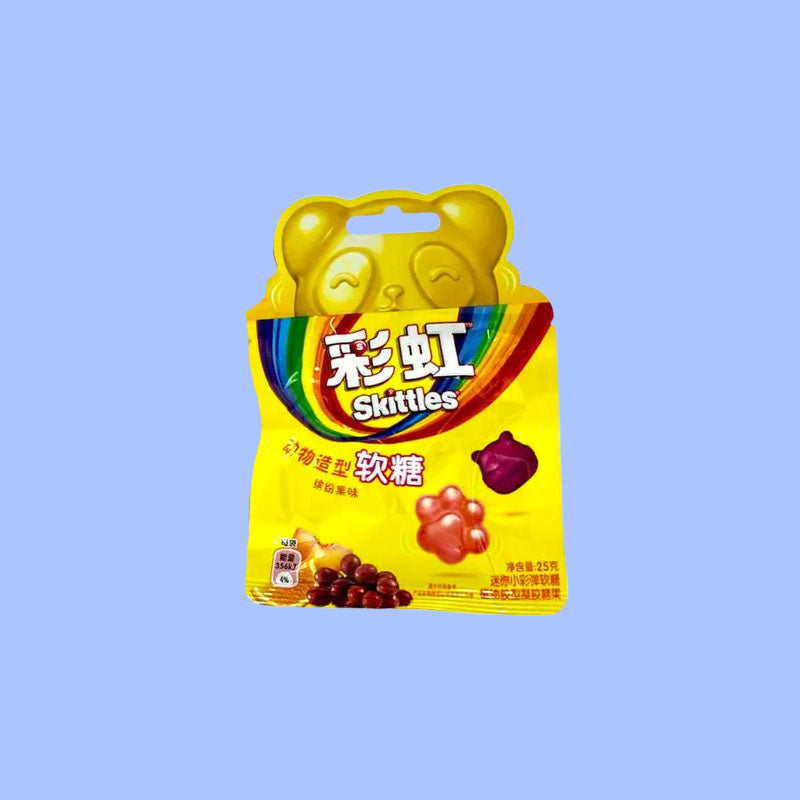 Skittles Mini Gummies Panda Shaped Fruity 25g (China)