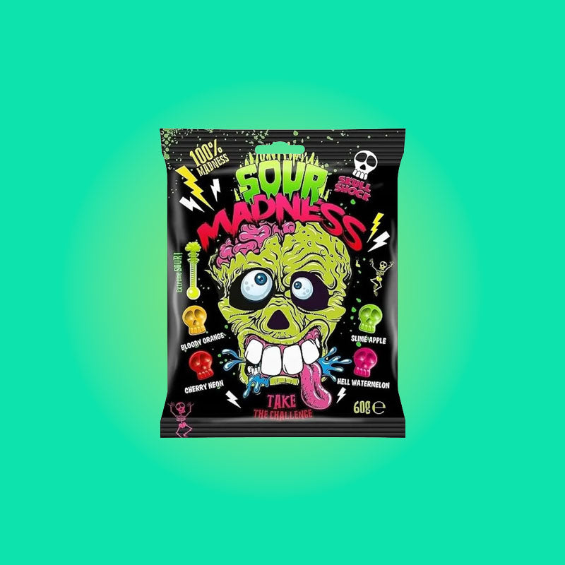Sour Madness Fruit Hard Candy 60g (Poland)