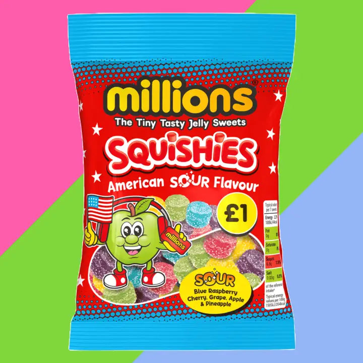 Millions Squishies American Sour 100g (UK)