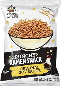 Crunchy Ramen Snack Original Soy Sauce 2.46oz (Taiwan)
