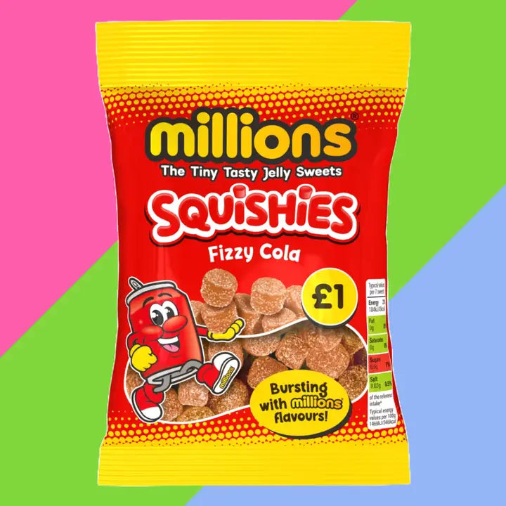 Millions Squishies Cola Bag 100g (UK)