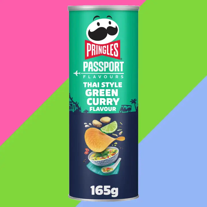 Pringles Limited Edition Passport Flavours Thai Style Green Curry 165g (UK)