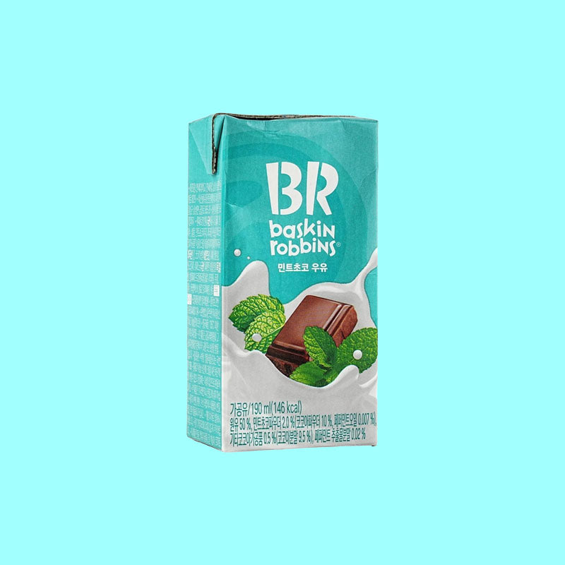 Baskin Robbins Flavored Milk Mint Chocolate 6.42oz (Korea)