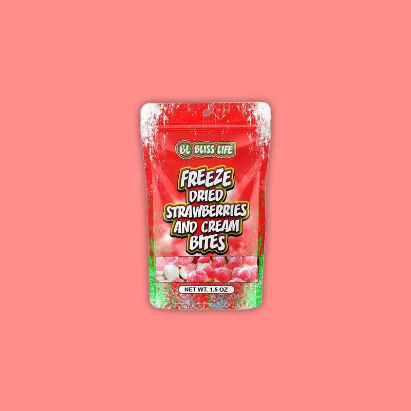 Bliss Life Freeze Dried Candy Strawberries And Cream 1.5oz (USA)
