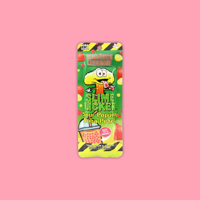 Bobavida Popping Boba Slime Lickers Strawberry Lemonade 84g (United States)