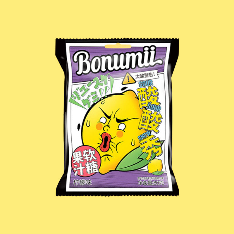Bonumii Sour Show Juice Gummy Lemon 88g (China)