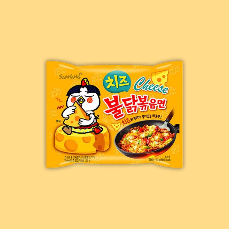 Buldak Ramen Stir-Fried Hot Chicken Cheese 140g (Korea)