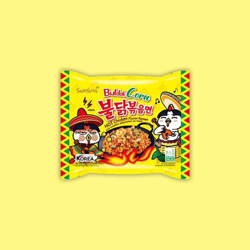 Buldak Ramen Stir Fried Hot Chicken Corn 130g (Korea)